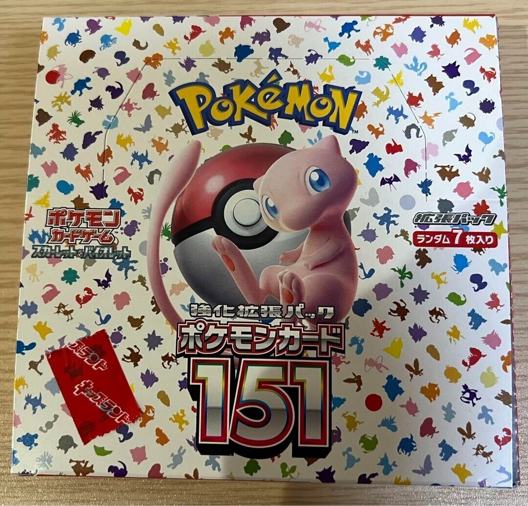 Pokemon card 151 Scarlet & Violet Booster Box sv2a Japanese New