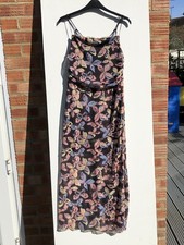 Urban Outfitters M Black Butterfly Mesh MIDI Dress