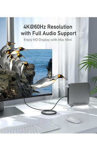 USB C to DisplayPort Cable for Home Office (4K@60Hz, 2K@165Hz) 6ft uni Sturdy - Picture 3 of 6
