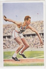 Robert Clark USA Olympic Games 1936 Berlin silvermedal Decathlon sticker germany
