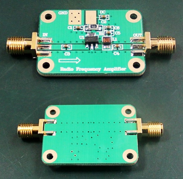 20dB 5Ghz 15000MHz DC Low Noise LNA RF Broadband Amplifier Module UHF HF VHF 8V eBay