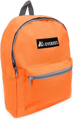 Everest Basic Backpack, Orange, One Size Orange 