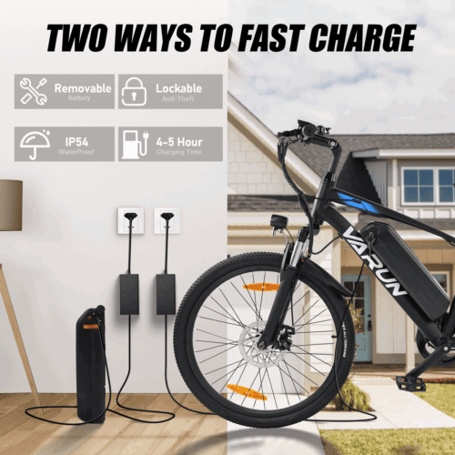 Varun 24" Electric Bike 250W Motor 36V 7.8Ah Off-road E-BIKE 25KMH MTB Adult - Picture 5 of 7