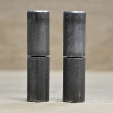 3" Inch Weld On Barrel Hinge For Metal Gates And Doors | Set of 2