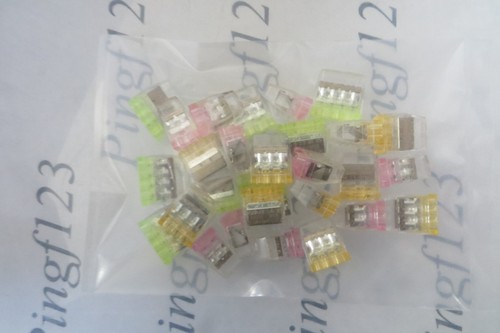 30 conectores de cable push in seguro ideales (10 cada uno) puerto 2/3/4 #12-#20 AWG - Imagen 2 de 11