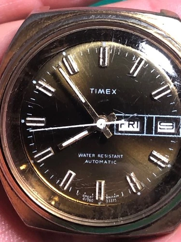 British Made Timex Viscount Calendar Automatic Watch