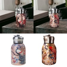 Retro Style Vacuum Insulated Flasks 6hr Hot 12hr Cold Retention Easy Carry Hoop