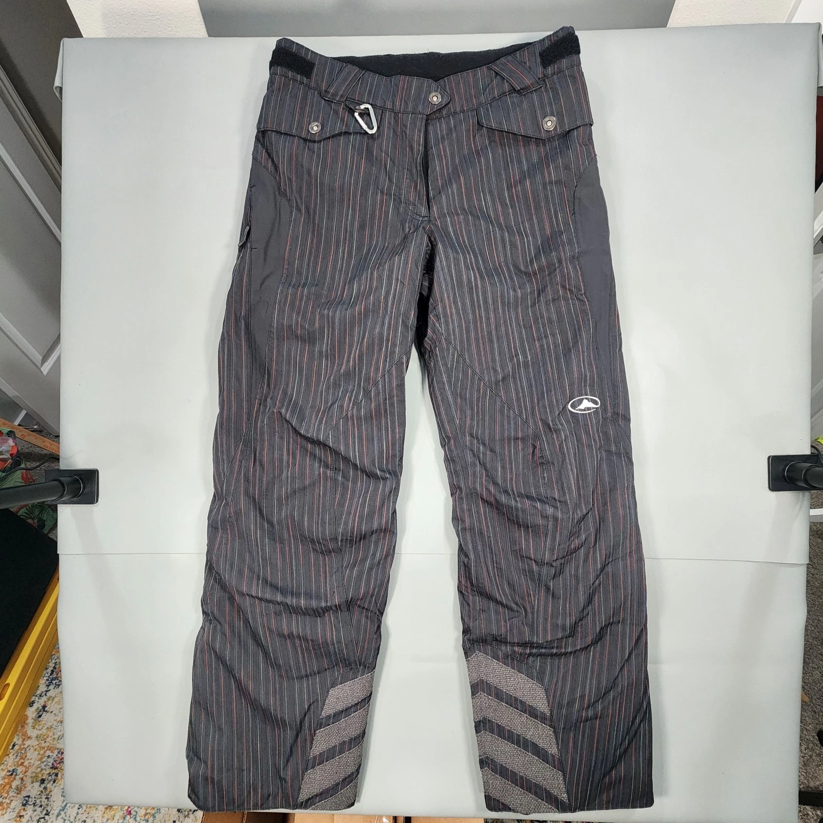 OUTLYNE Winter Ski Pants Men’s 32"x31" Nylon Shell striped - Quality, Snowboard