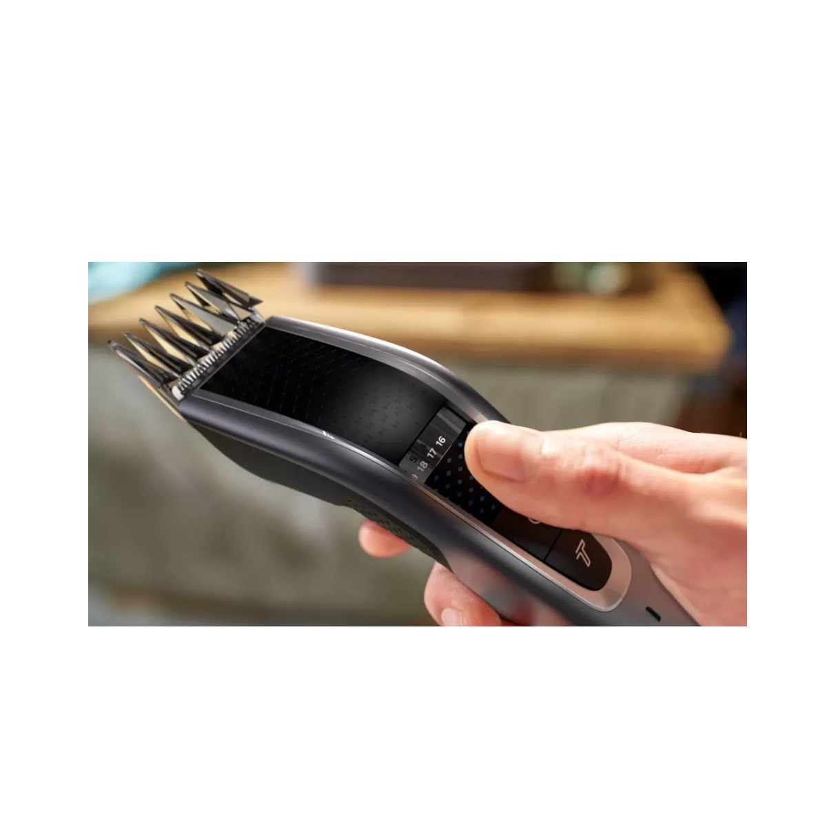 Tondeuse à cheveux sans fil Philips HC5630/15 gris avec sabot réglable
