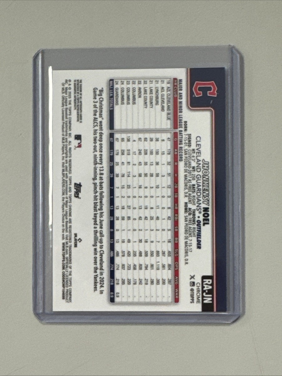 2025 Topps Chrome Jhonkensy Noel Auto | eBay