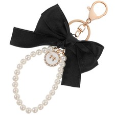 Bag Pendant Keychain Purse Decoration Accessories Pearl Bow Charm