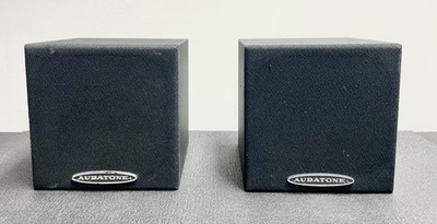 Matched PAIR Auratone 5C SUPER SOUND CUBE Passive Monitor Speakers-Black