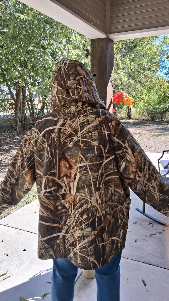 Vintage Cabelas Advantage Max 4 Camo Hunting Jacket Men’s  5XL Lined With Hood - Image 3 of 4