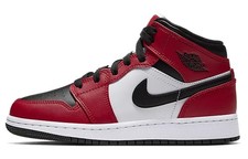 Jordan Kids Air Jordan 1 Mid 'Chicago Black Toe' Sneakers - 554725-069 MT