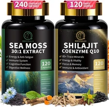 Dynamic Vitality Bundle - Sea Moss Multivitamin & Shilajit Power Combo US