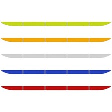 Car Reflective Stickers Car Boot Tailgate Trim Sticker Reflection Warning Decal