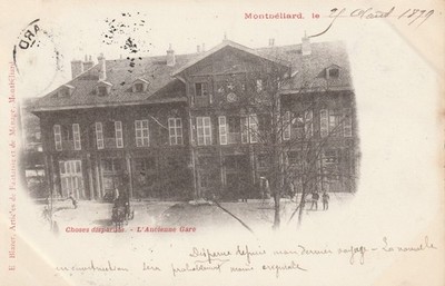 25 CPA MONTBÉLIARD VERSCHWUNDENE DINGE DER ALTE BAHNHOF - 1899