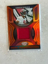 2025 Panini Certified - New Generation Jerseys Mirror Emeka Egbuka Red /99 (RC)