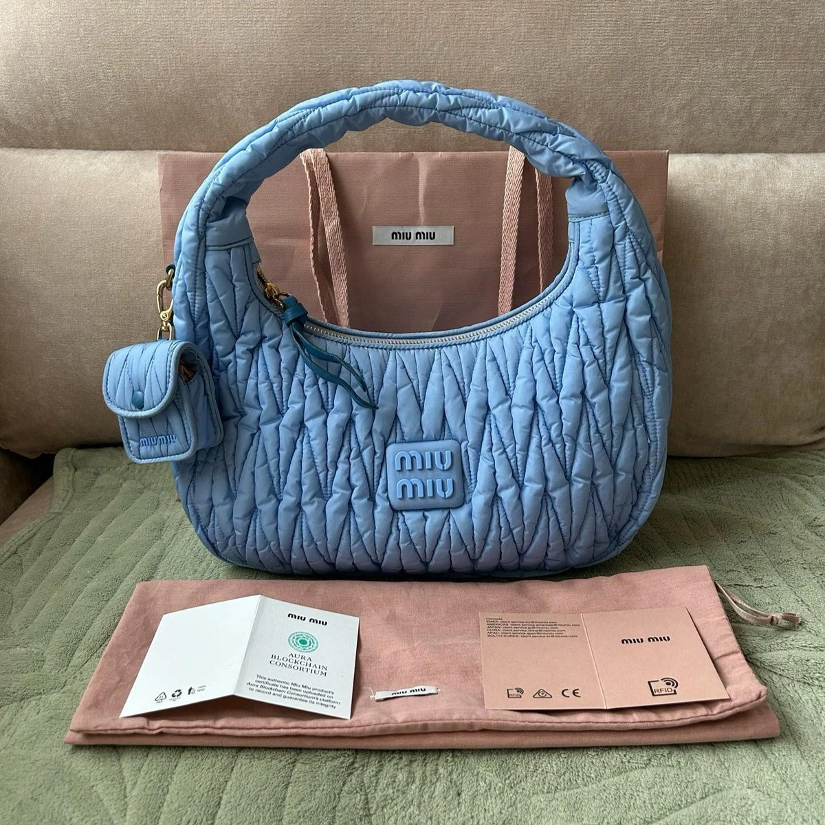 バッグ miu miu nylon shoulder bag Miu Miu Nylon Shoulder Bags for Women for sale | eBay