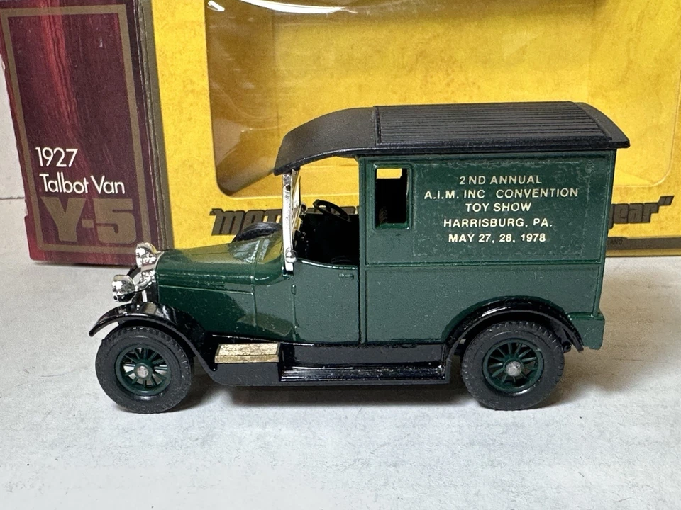 Matchbox 2nd Annual A.I.M. Toy Show 1978 1927 Talbot Model Of Yesteryear 1:47 - Image 4 of 4