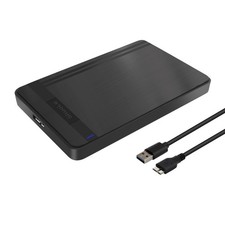 2.5-inch Hard Drive Enclosure, SATA to USB 3.0 Adapter sata usb 3.0, Black