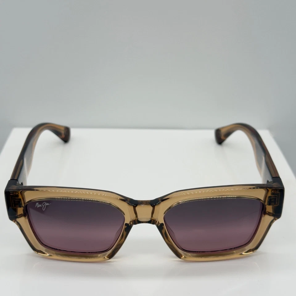 Gafas de sol Maui Jim Kenui color tostado claro lentes polarizadas rosa MJ0642S Foto 2 de 4