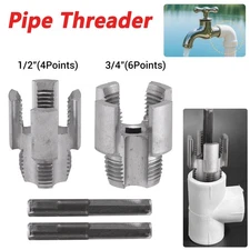 Carbon Steel Pipe Threading Tool For 1/2"(4Points) 3/4"(6Points) PVC External