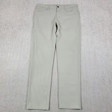 Vuori Pants Mens 34x32 Beige Meta Performance Stretch Chino Lightweight Tech