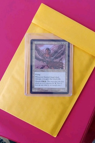 Exalted Angel Onslaught 028/350 Rare White Mtg Magic English - Picture 3 of 3