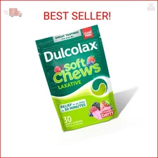 Dulcolax Saline Laxative Soft Chews, Fast-Acting Laxative, Gentle Constipation R
