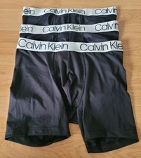 Calvin Klein 3 Pack Men's Black Boxer Briefs NP22140 Size Small