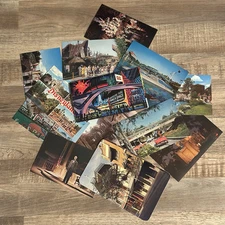 VTG Disneyland Monsanto Adventure Inner Space 60s Unposted Postcard Set w 12 Lot