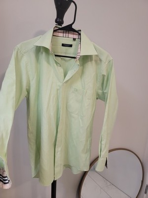 Burberry London Nova Check Long Sleeve Shirt Men's Size 16 32-33