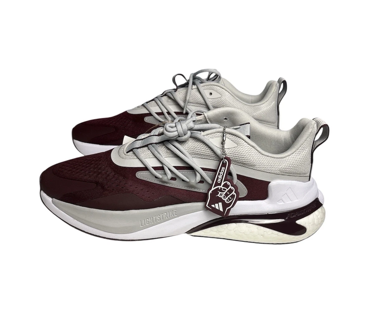 Adidas Texas A&M AlphaBoost V2 Men Athletic Shoe Maroon Grey IH6338 NEW Adidas Texas A&m Alphaboost V2 WMNS Team Maroon 2 / Cool  main image 2