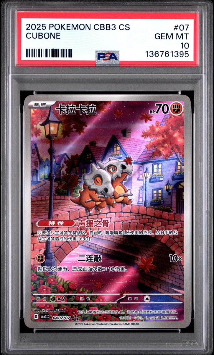 Pokémon Pokémon TCG Grade 10 Chinese Collectible Individual Card