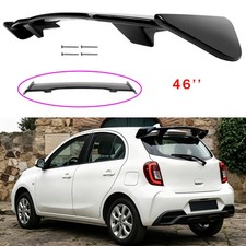 46 Glossy Black Car Rear Spoiler Tail Wing Trunk For Nissan March Hatchback