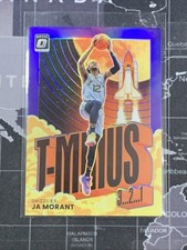 2021 Donruss Optic T-Minus 3...2...1 PURPLE PRIZM / Ja Morant NBA Basketball I76