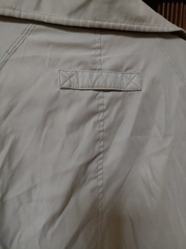 Vintage Weatherproof Garment Company Cream Tan Full Zip Windbreaker Jacket Large - Picture 9 of 14