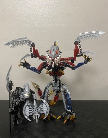 Lego Bionicle VEZON & KARDAS, 10204, 100% Complete, Mint, EXCELLENT!