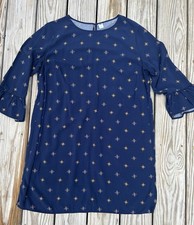 Old Navy Dress Womens XL Geometric Bell Sleeve Colorful Lightweight Dress