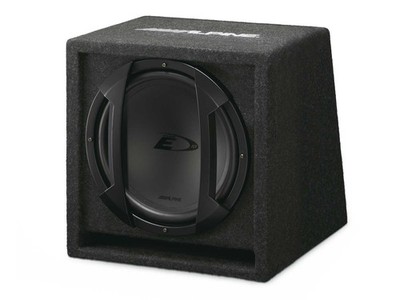 Alpine SBE-1044BR - 25cm Gehäusewoofer 500W Bass Woofer Bassbox Auto KFZ PKW