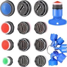 BBTO 12 Pieces Faucet Aerator Replacement for Sink and 5 Faucet... 