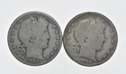 1892-1915 Lot 2 1906-D 1899 Barber 90% Half Dollars - Coin Collection *975