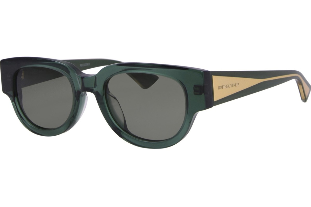 サングラス BOTTEGA VENETA Woman Sunglasses Green BV1278SA 003 Bottega Veneta BV1278SA 003 Sunglasses Women's Green/Crystal