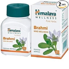Brahmi Tablets Pack Of 2 Pure Herbs Mind Wellness Adult product perfect health 