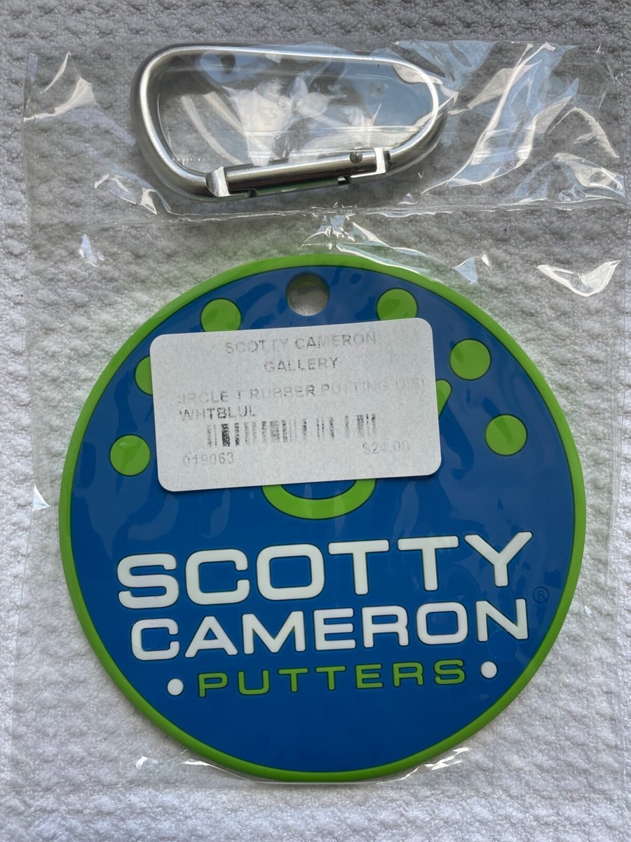 Scotty Cameron Circle T Blue Lime Green Putting Disk w Scotty Cameron Circle T Blue Lime Green Putting Disk w