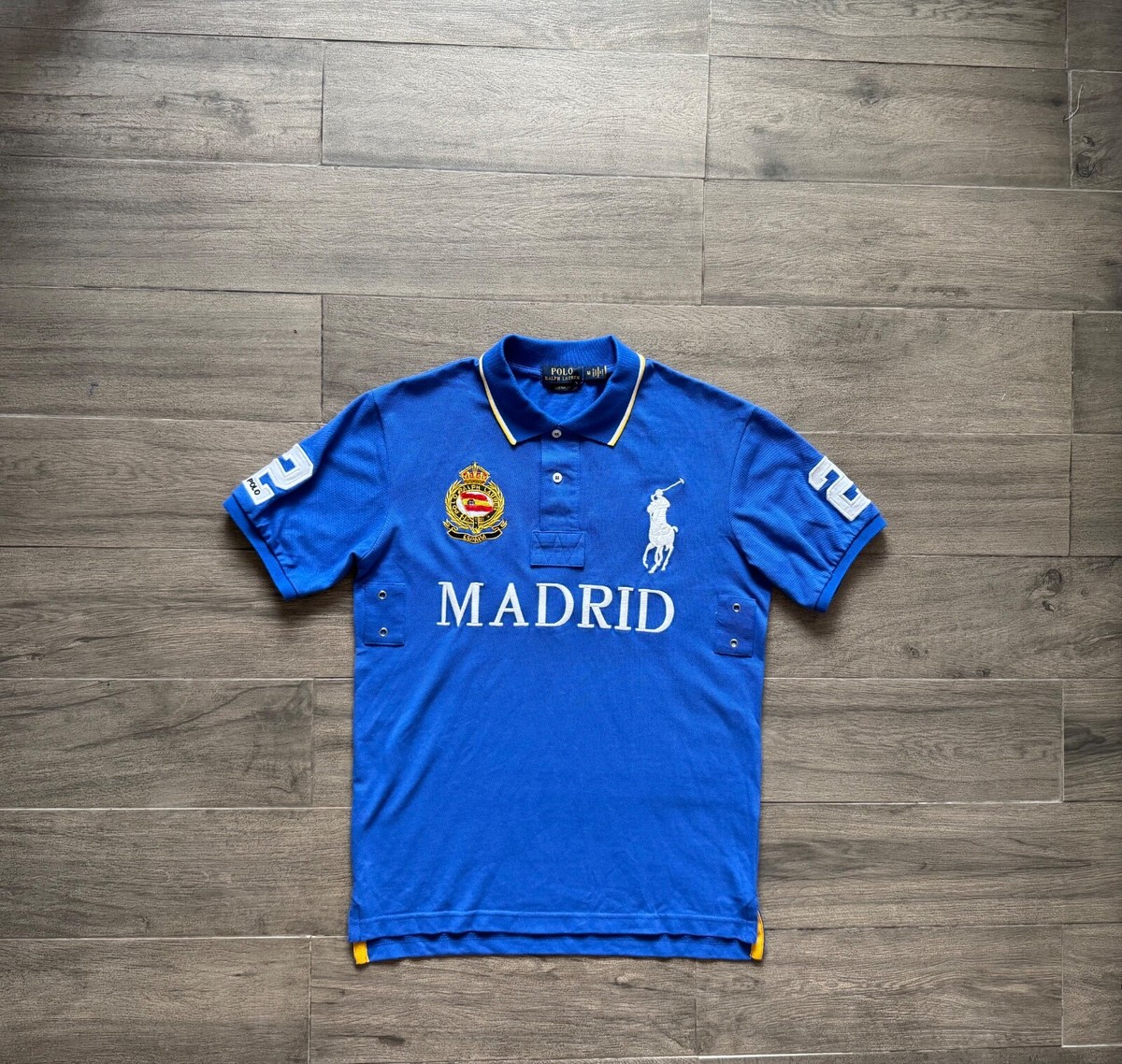 Polo Ralph Lauren ビッグポニー SPAIN チーフキーフ Polo Ralph Lauren Madrid Spain #2 Polo Shirt Big Pony Chief Keef