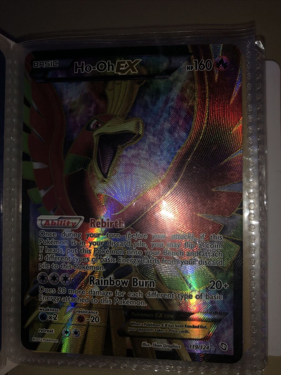 Ho-oh EX 119/124 Pokemon 2012 Full Art Dragons Exalted