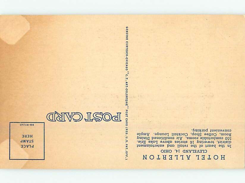 Linen HOTEL SCENE Cleveland Ohio OH H1077 eBay