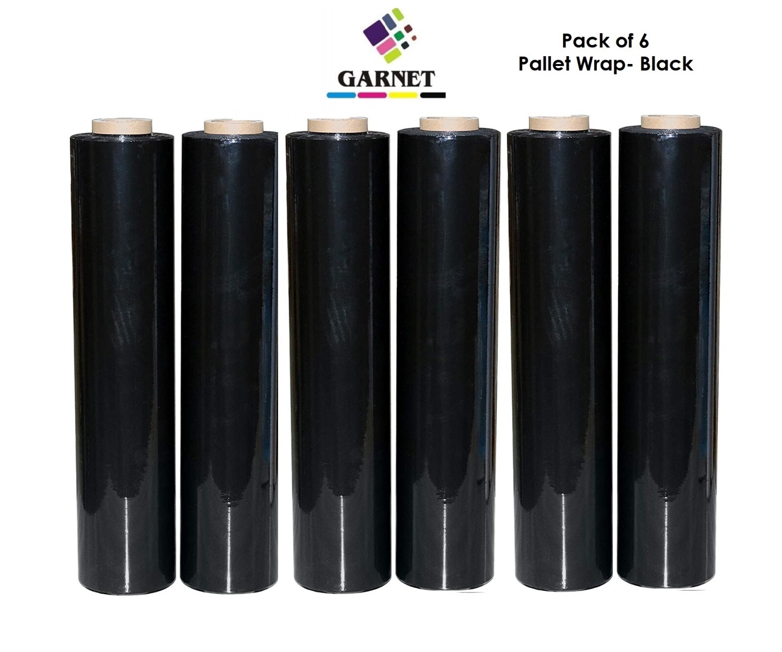 Black Shrink Wrap Roll 300mm Super Strong Pallet Wrap 12